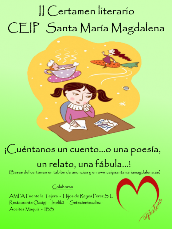 II Certamen literario CEIP «Santa María Magdalena»