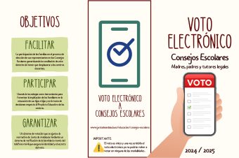 Voto electrónico para las elecciones al consejo escolar