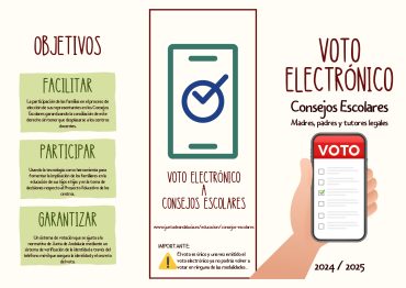 Voto electrónico para las elecciones al consejo escolar